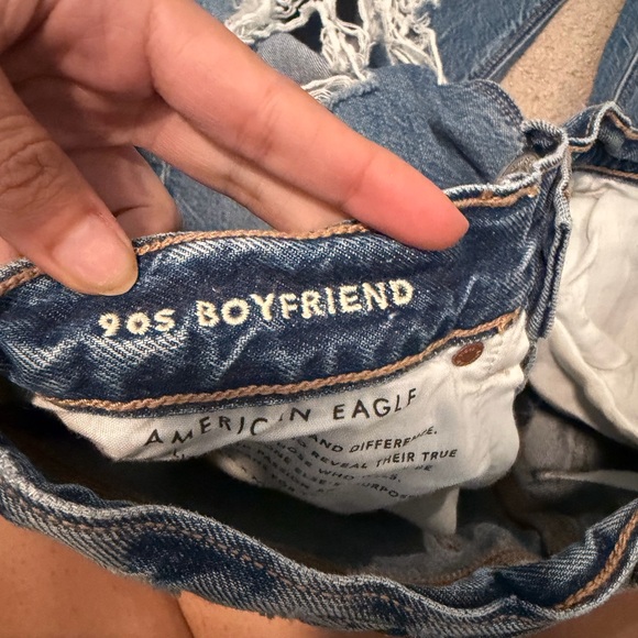 American Eagle Outfitters Distressed Denim Boyfriend Jeans - Picture 5 of 5